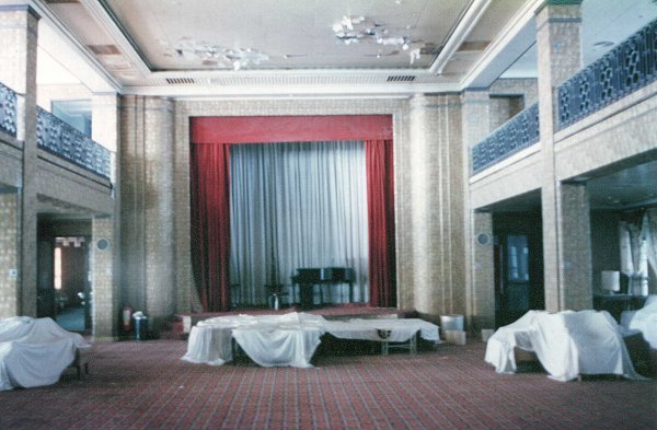 The Main Lounge and stage.